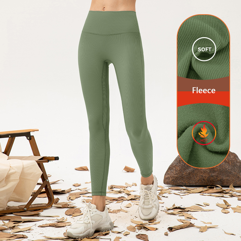 Women Cotton Leggings with Wide Waistband, Full and Capri Length