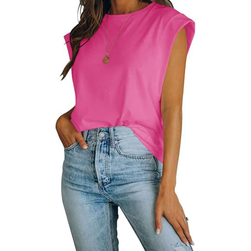 Women Vest Crop Vintage Sleeveless Elastic Chiffon Waistcoat