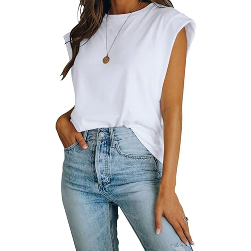 Women Vest Crop Vintage Sleeveless Elastic Chiffon Waistcoat