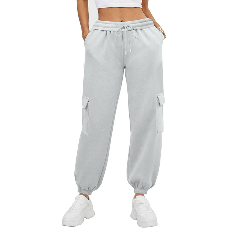 Pants High Waist Straight Leg Pants Casual Down Trousers with Pockets