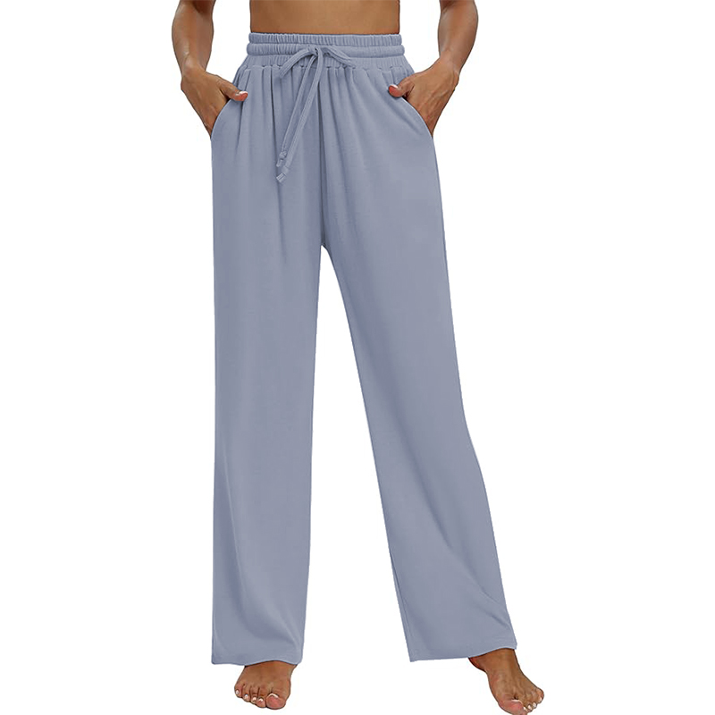 Women’s Wide Leg Sweatpants High Waisted Baggy Flared Pants