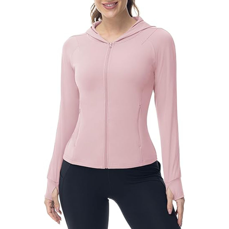 Women Full Zip Hoodie Lightweight Athletic Jackets 