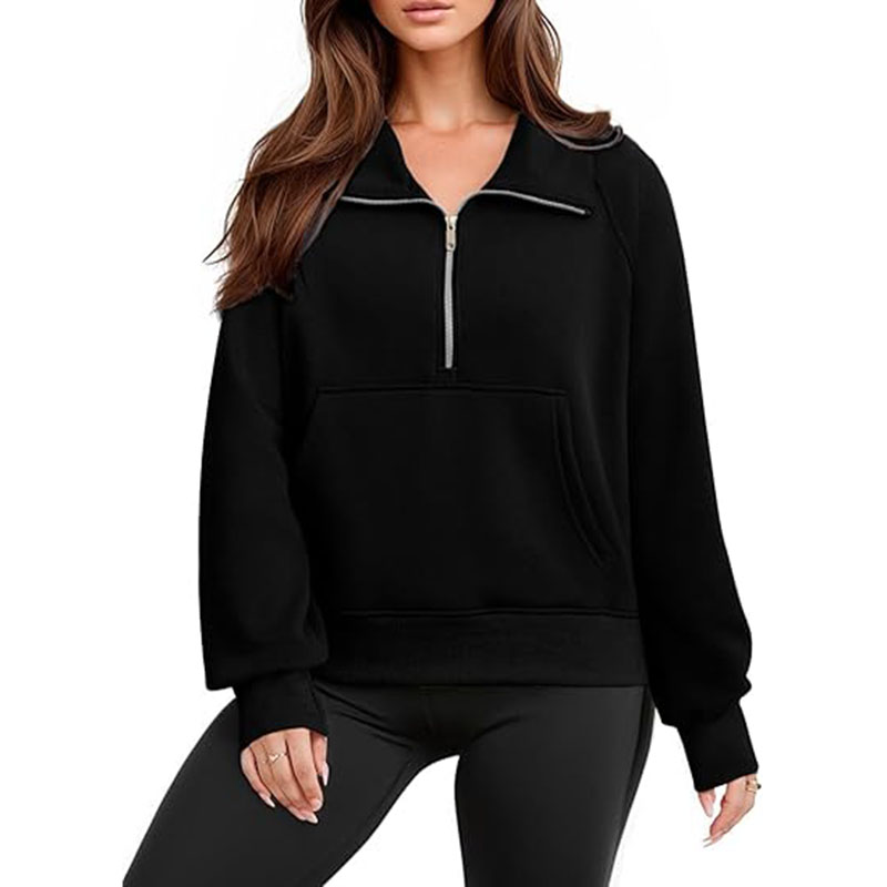  8 Colors Women Stretch Sweatershirt Not Fleece Sports Hoodie Jacket
