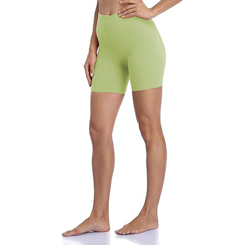 Athletic Shorts for Womens Yoga Fitness Running Shorts with Deep Pockets