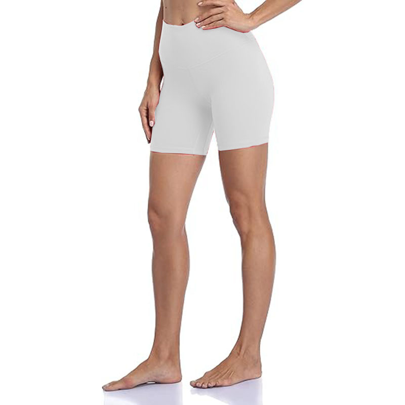 Athletic Shorts for Womens Yoga Fitness Running Shorts with Deep Pockets