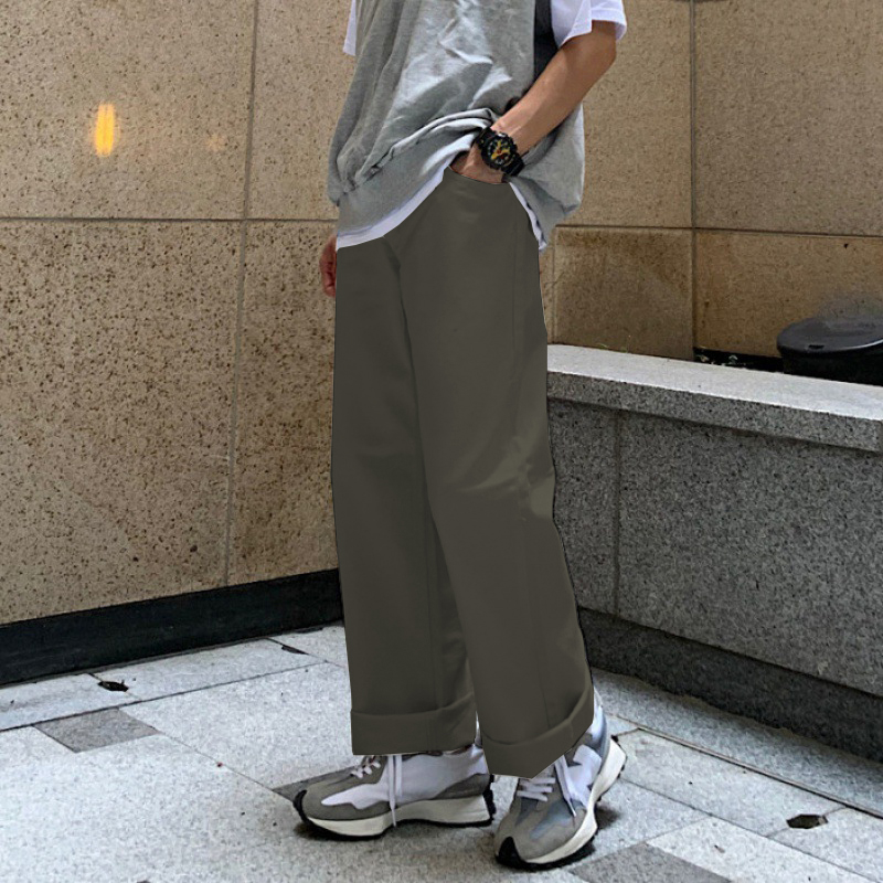 Men Fitness Loose High Waist Legging Stretchy Pants