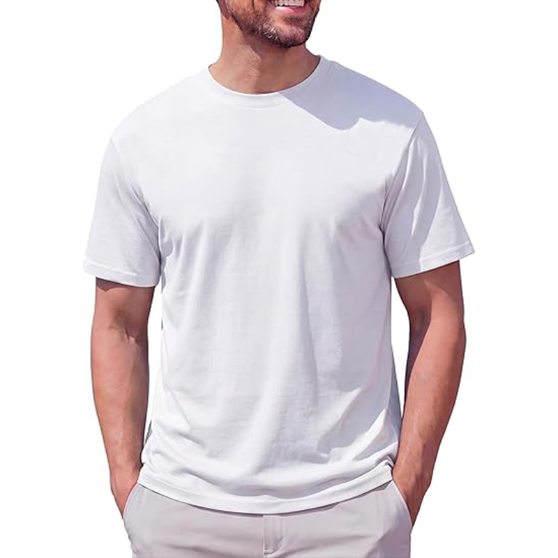 Men's Shirts Short Sleeve Cotton T-Shirt