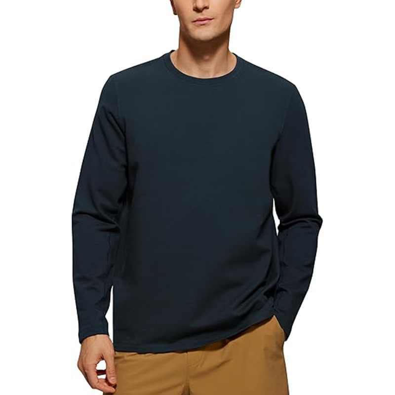 Fleece Crewneck Sweatshirt for Men Long Sleeve