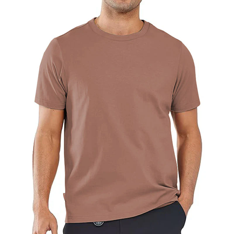 Mens T Shirt Short Sleeve Crew Neck Soft Fitted Tees Classic Tshirts