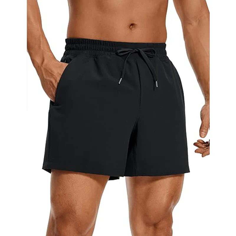 Men's Linerless Workout Shorts Lightweight Quick Dry for Running Sports