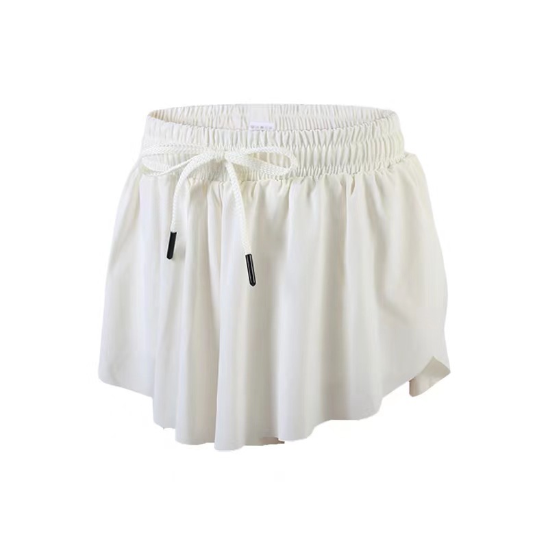 Kid Girls Skirt Stretch Skirt Tennis Skirt with Breathable Short