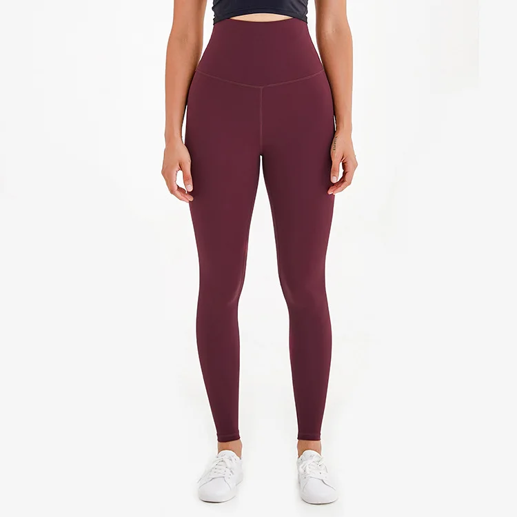 NWT Yoga Full Length Pants Back Waist Pant 28"Sport Tights Women Plus Size High Waist Workout Fitness Sport Leggings XS-XL