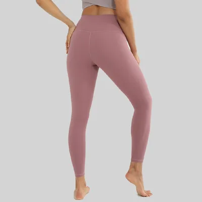 30 Colors Back Waist Pant Second Skin Feel Yoga Pants Women Squat Proof 4-Way Stretch Sport Gym Legging Fitness Tights