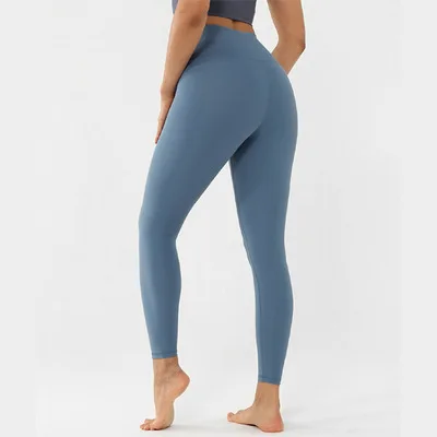 30 Colors Back Waist Pant Second Skin Feel Yoga Pants Women Squat Proof 4-Way Stretch Sport Gym Legging Fitness Tights