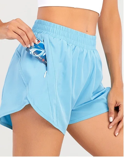 NWT 2024 Women Cargo Pant Summer Running Shorts Quick Dry Shorts Gym Loose Sport Shorts Breathable Yoga Shorts