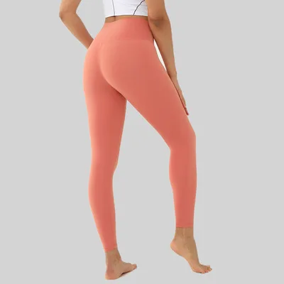 30 Colors Back Waist Pant Second Skin Feel Yoga Pants Women Squat Proof 4-Way Stretch Sport Gym Legging Fitness Tights