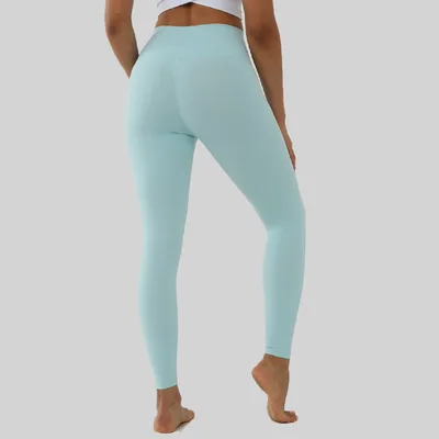 30 Colors Back Waist Pant Second Skin Feel Yoga Pants Women Squat Proof 4-Way Stretch Sport Gym Legging Fitness Tights