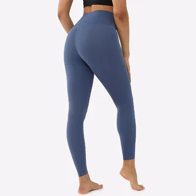 30 Colors Back Waist Pant Second Skin Feel Yoga Pants Women Squat Proof 4-Way Stretch Sport Gym Legging Fitness Tights