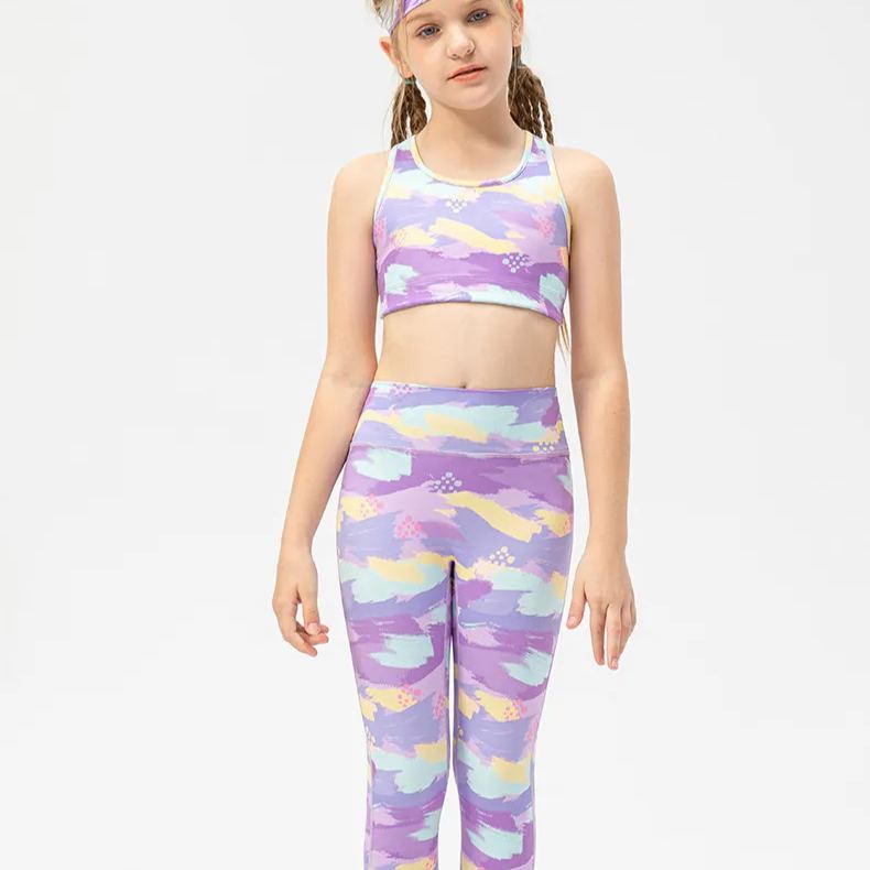 Girls Kid Cute Quick Dry Breathable Stretch Vest Kids Tank Top Children Yoga Sports Dance Tank Top Sleeveless Shirts