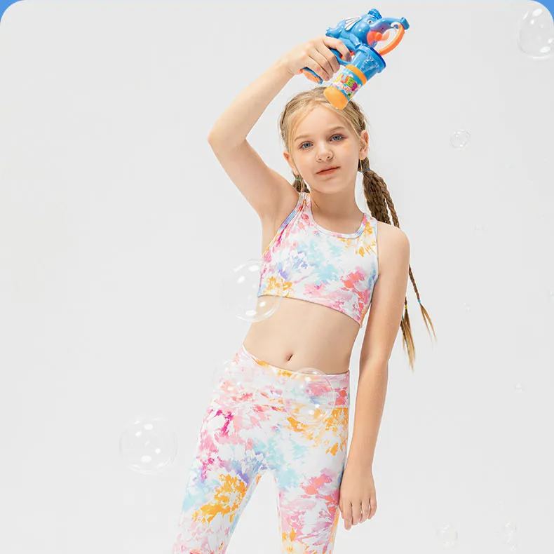 Girls Kid Cute Quick Dry Breathable Stretch Vest Kids Tank Top Children Yoga Sports Dance Tank Top Sleeveless Shirts