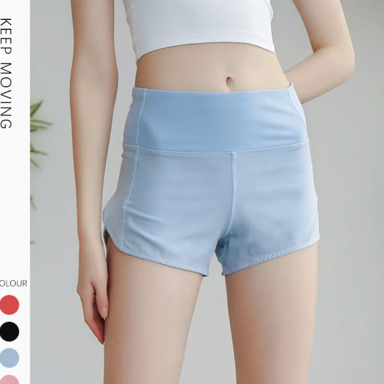 4 Colors NWT 2024 Workout Shorts Athletic Gym Shorts Running Yoga Cotton Feeling Shorts for Women 