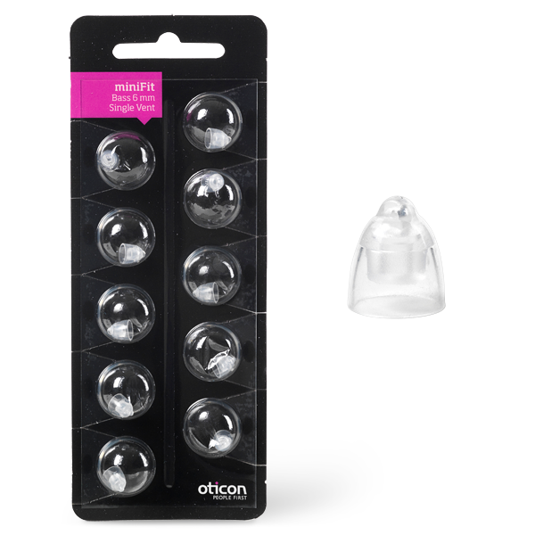 Oticon MiniFit Bass Dome Single Vent 
