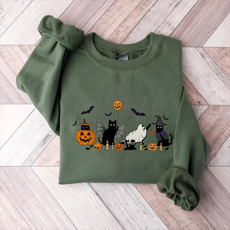 Cat Halloween Sweatshirt