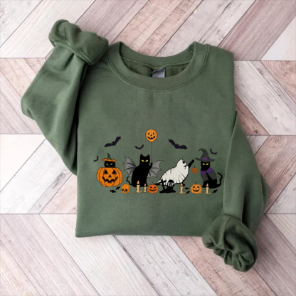 Cat Halloween Sweatshirt