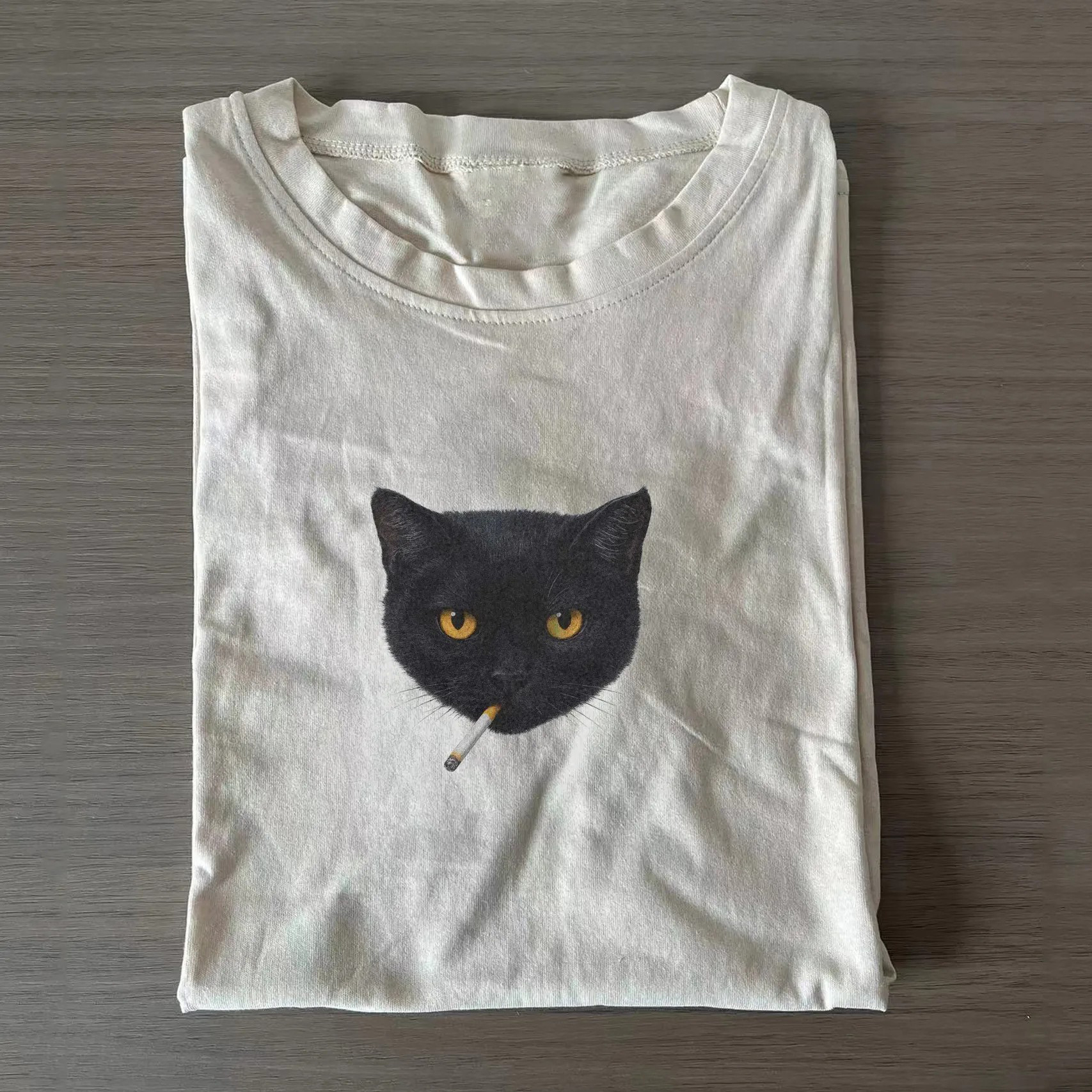 Smoking Cat T-shirt
