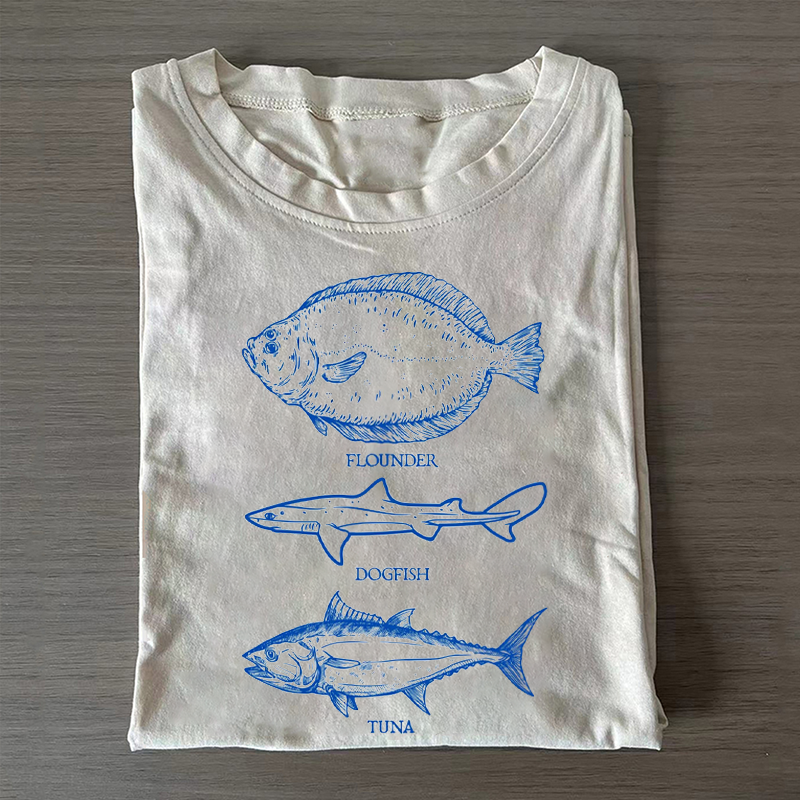 Flounder Dogfish Tuna T-Shirt