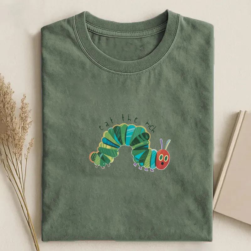 Eat The Rich Caterpillar T-shirt