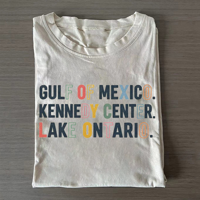 Lake Ontario Gulf of Mexico Kennedy Center T-shirt