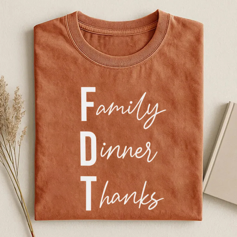 Family Dinner Thanks T-shirt