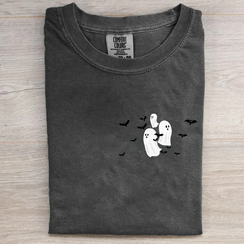 Flying Ghosts and Bats T-shirt