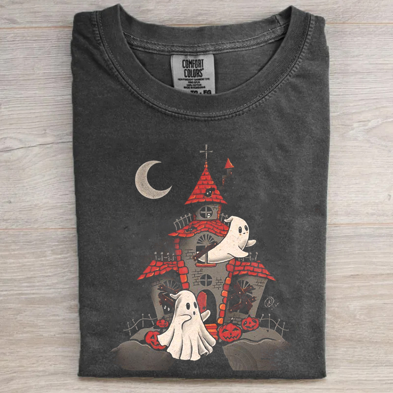 Retro Ghost Halloween T-Shirt