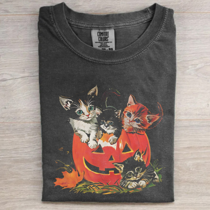 Vintage 90s Cat Halloween T-shirt/Sweatshirt