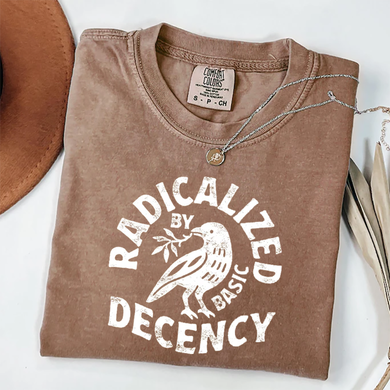 Radicalized By Basic Decency Unisex T-shirt