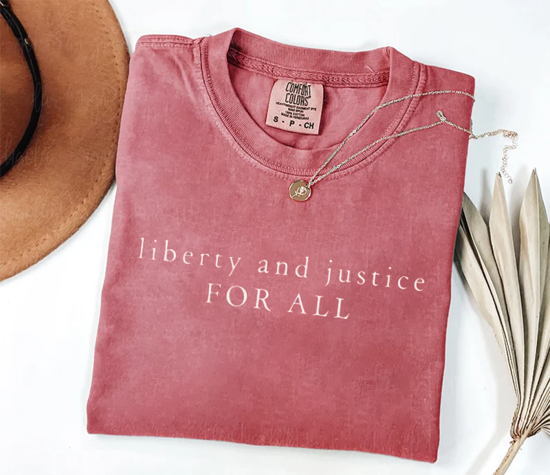 Liberty and justice for all T-shirt