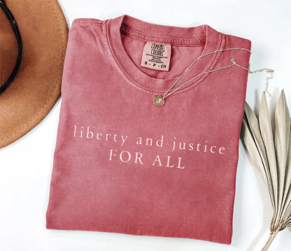 Liberty and justice for all T-shirt