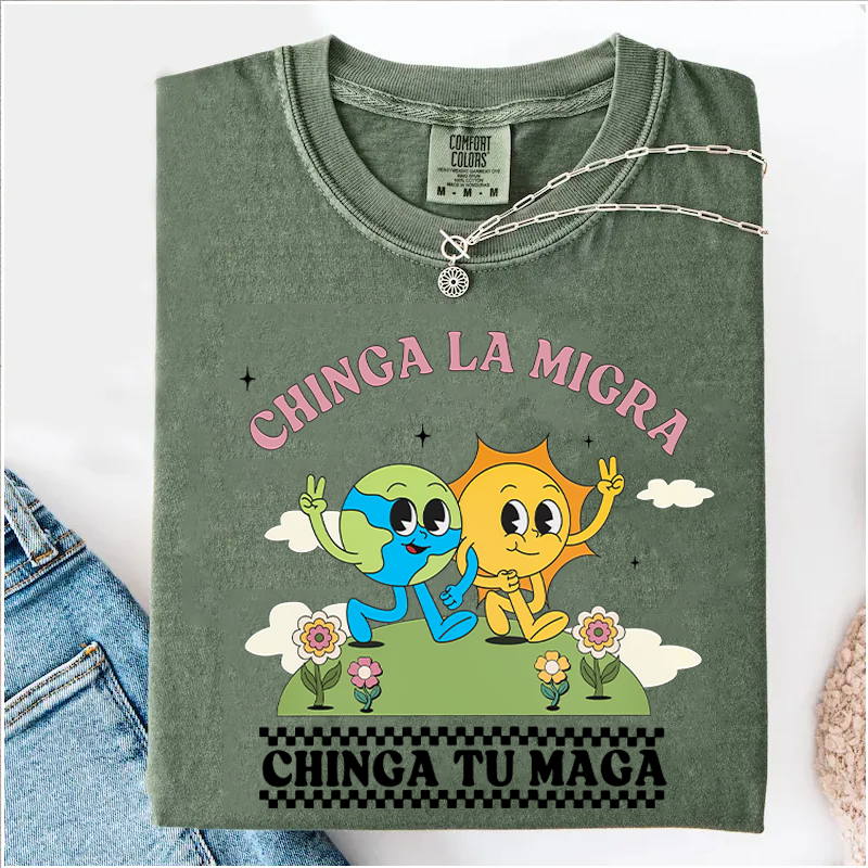 Comfort Colors Chinga La Migra Resist T-shirt