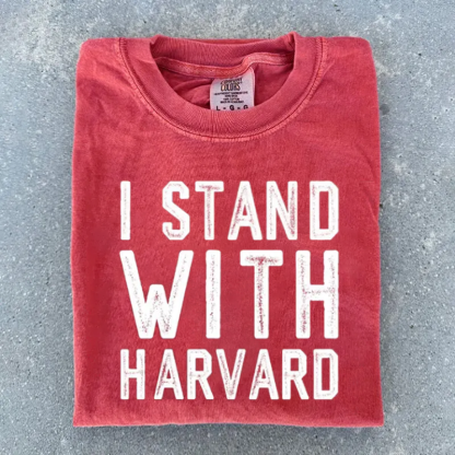 I Stand With Harvard T-shirt
