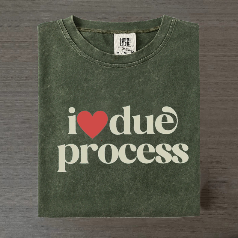 I Love Due Process T-shirt