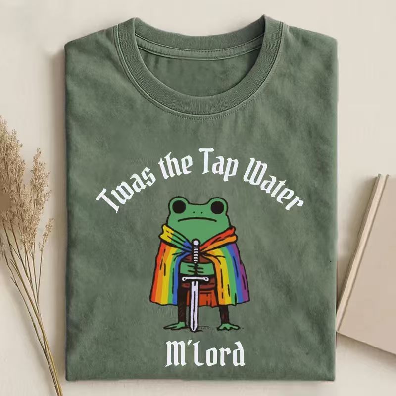 Twas the Tap Water Funny Frog LGBTQ Pride T-shirt