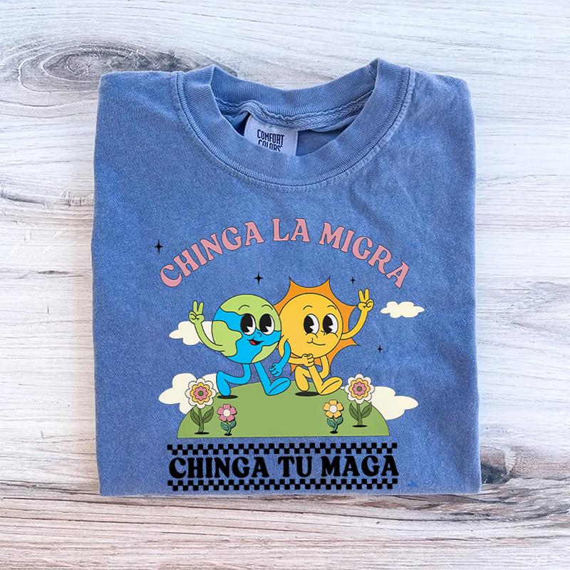 Comfort Colors Chinga La Migra Resist T-shirt
