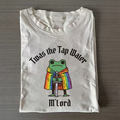 Twas the Tap Water Funny Frog LGBTQ Pride T-shirt