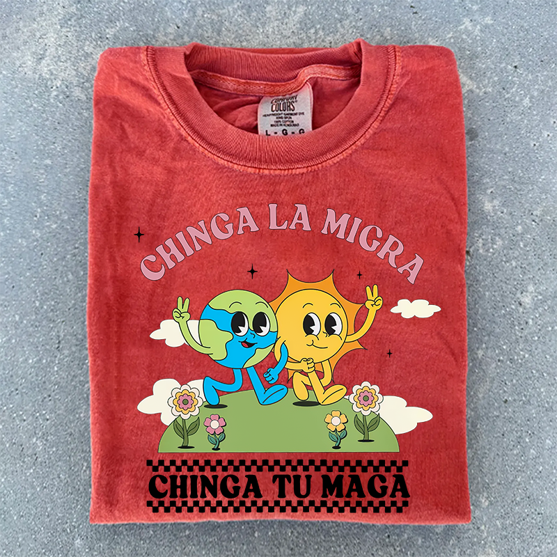 Comfort Colors Chinga La Migra Resist T-shirt