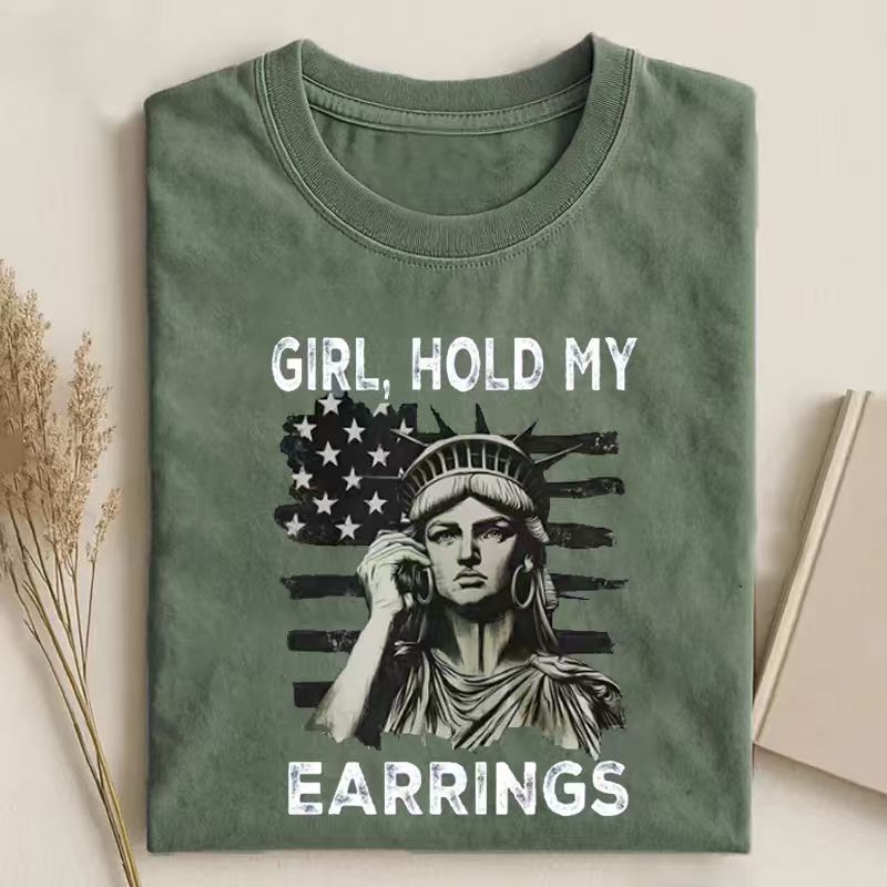 Girl Hold My Earrings T-shirt