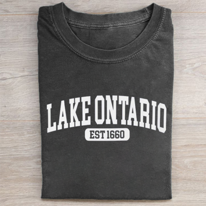 Still Lake Ontario T-shirt
