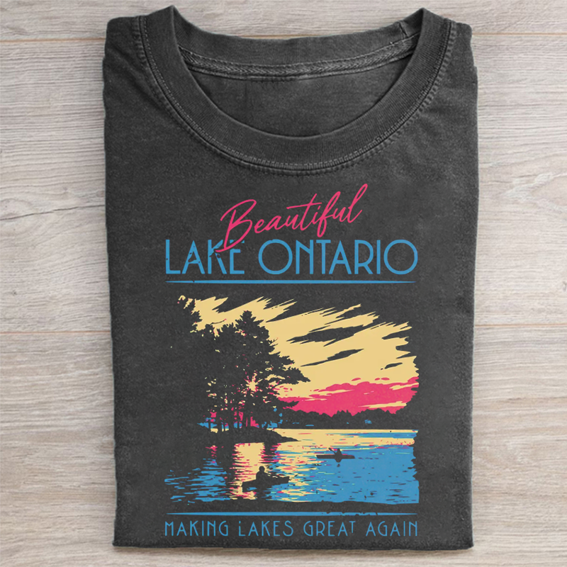 Making Lakes Great Again Parody T-shirt
