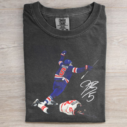 Women Vintage Hockey T-shirt